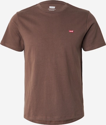 LEVI'S ® Μπλουζάκι 'Original Housemark Tee' σε καφέ: μπροστά