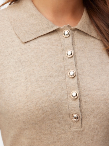 VERO MODA Gebreide jurk in Zilver