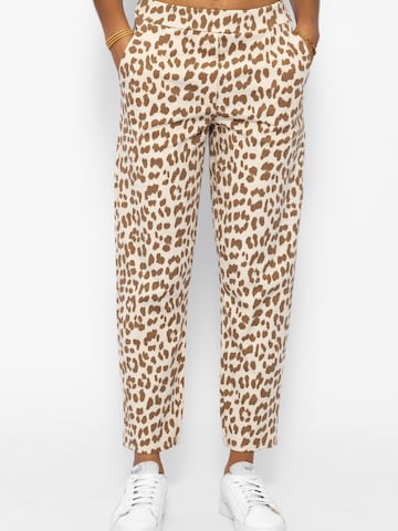 SASSYCLASSY Regular Chinohose in Beige