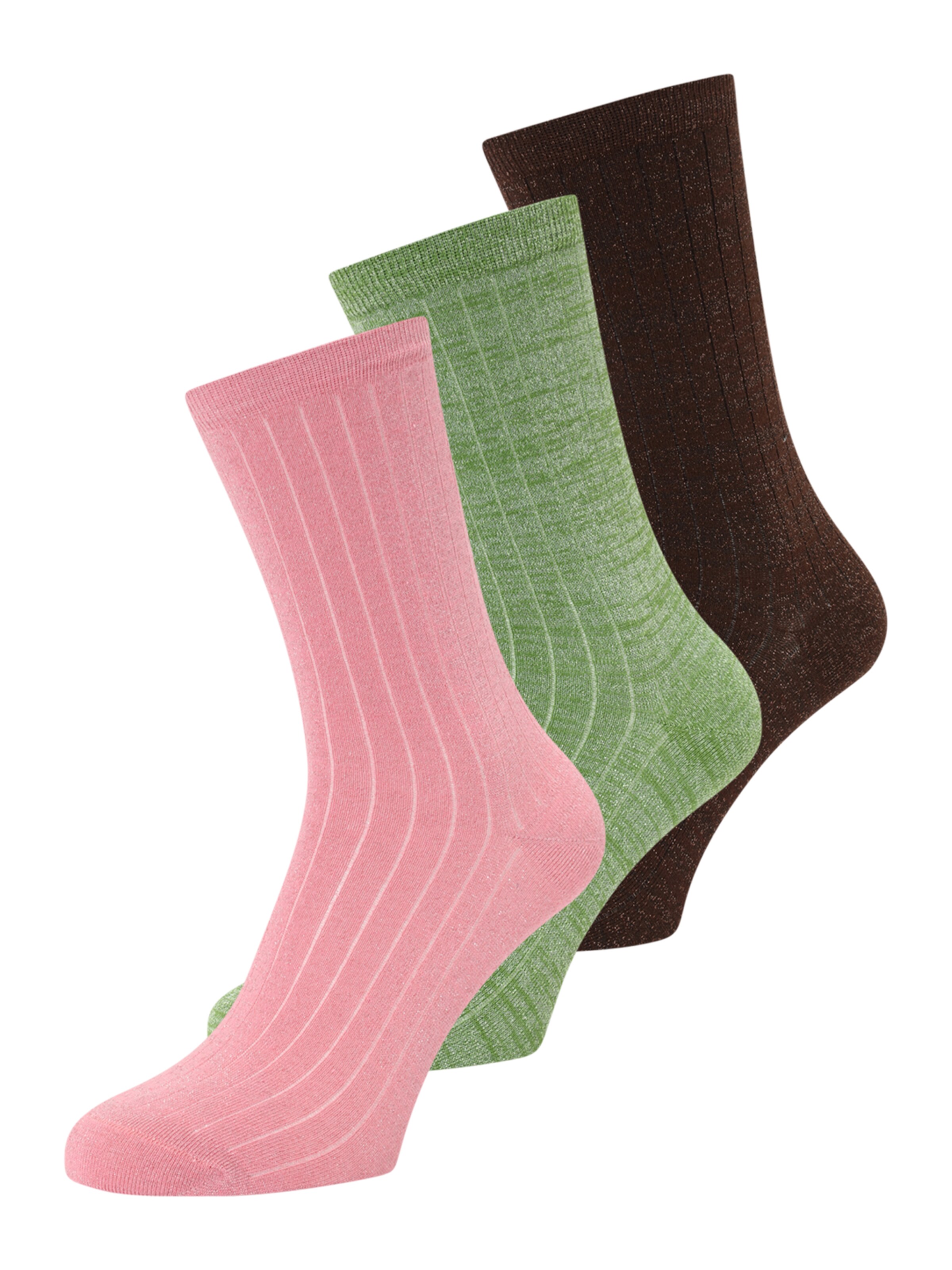 BeckSöndergaard Къси чорапи в кафяво: отпред