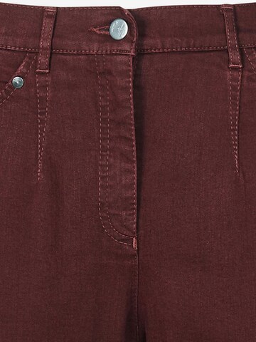 Goldner Slimfit Jeans 'Carla' in Rood