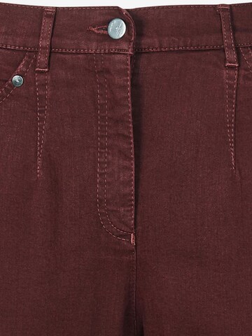 Goldner Regular Jeans 'Carla' in Rood
