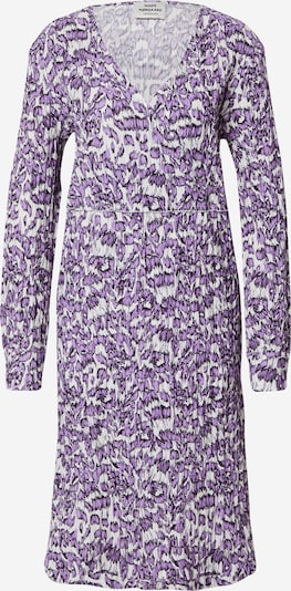 MADS NORGAARD COPENHAGEN Robe 'Chakra' en violet / noir / blanc, Vue avec produit