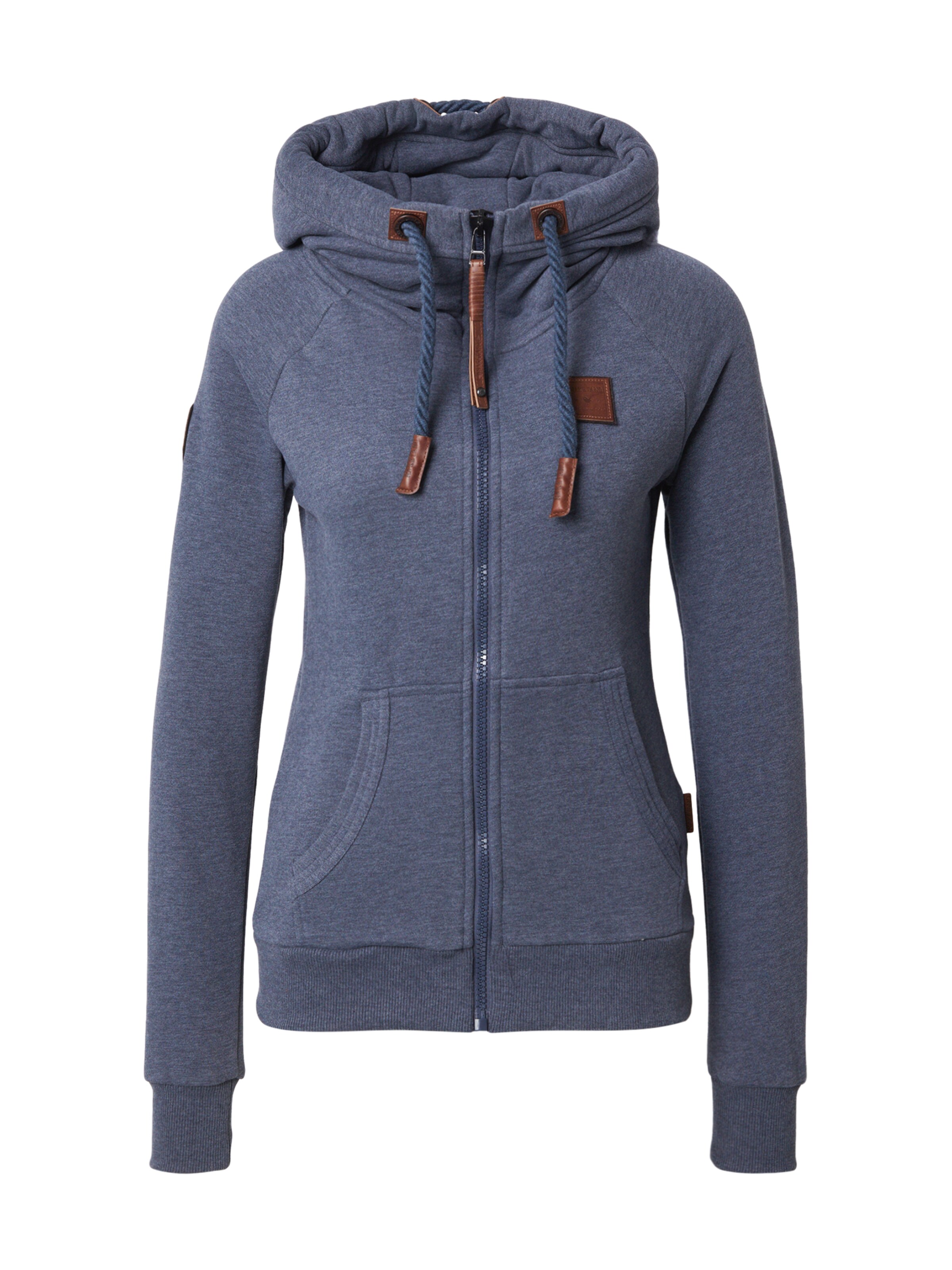 naketano Bluza rozpinana w kolorze niebieski: przód