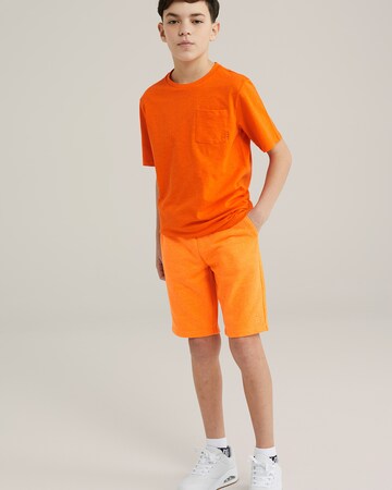T-Shirt WE Fashion en orange