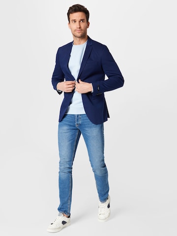 JACK & JONES - Skinny Calças de ganga 'Glenn' em azul