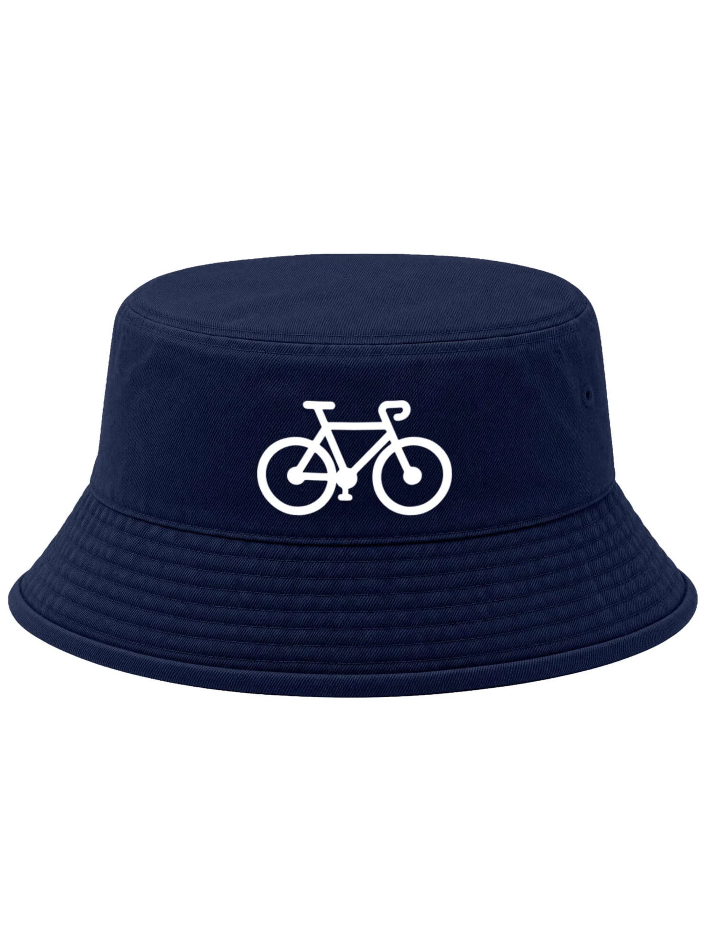 Neverless Hat 'Fahrrad' in Blue: front