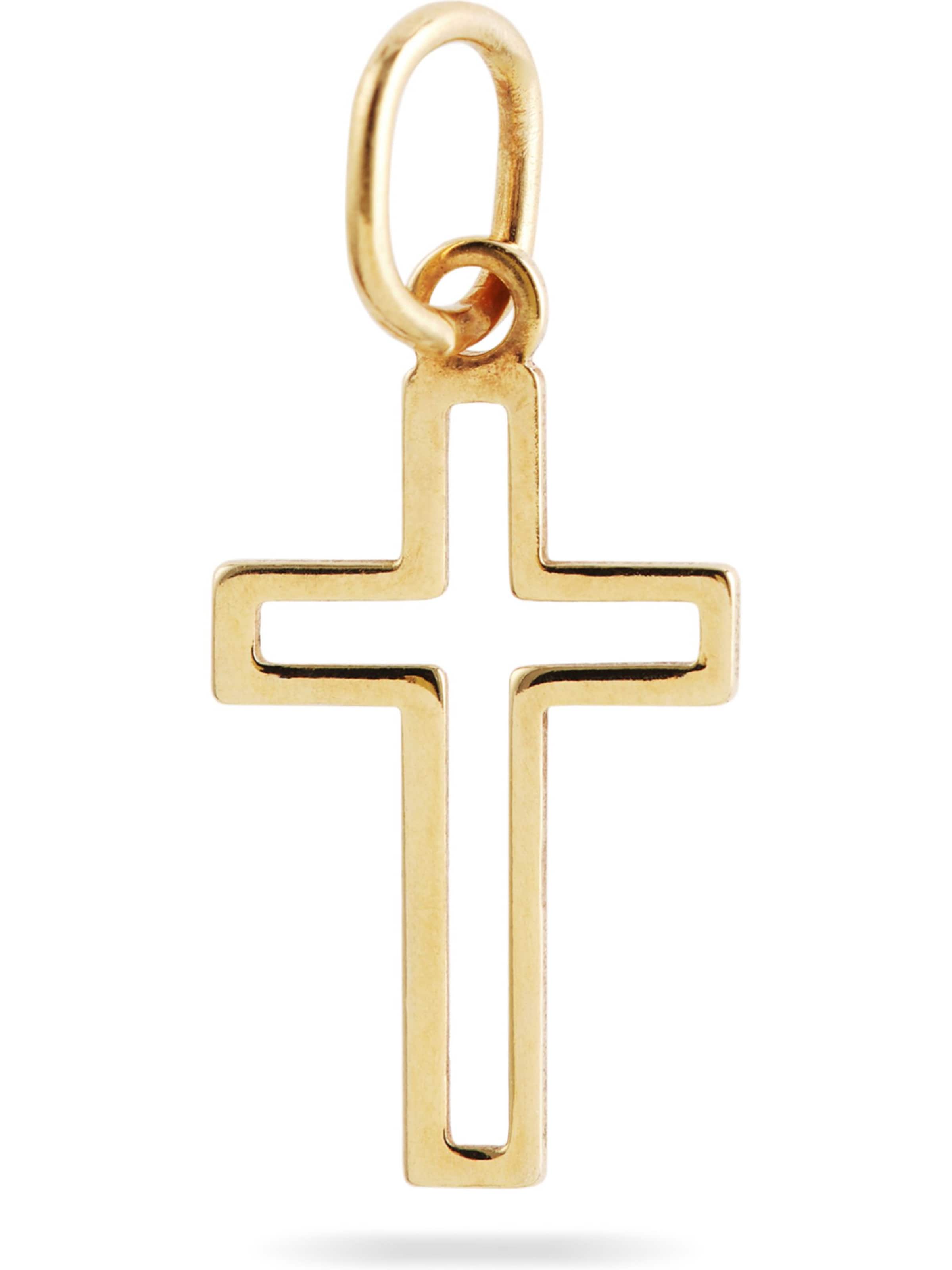 CHRIST Pendant in Gold: front