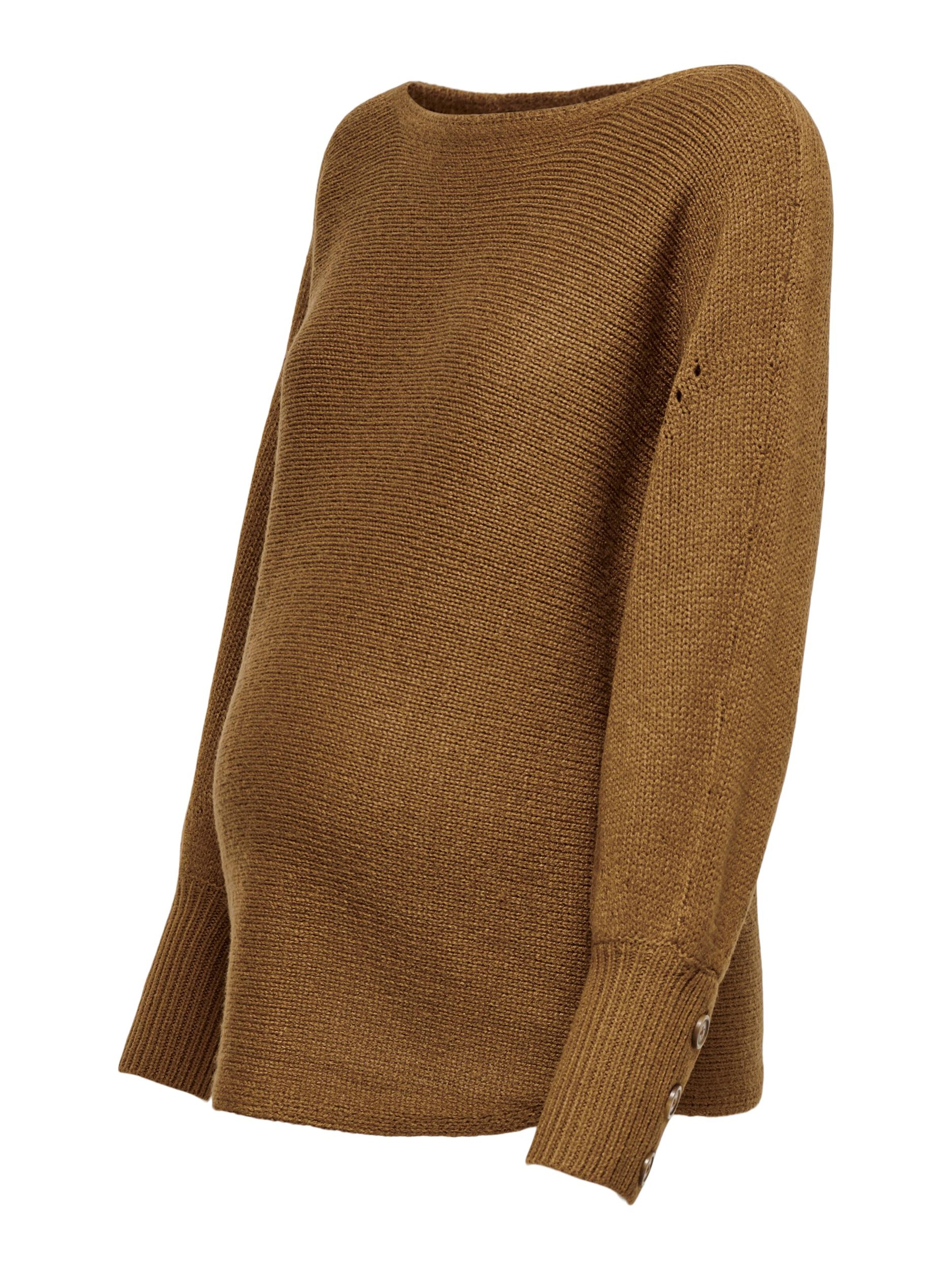 Only Maternity Pulover 'Nicoya' | rjava barva