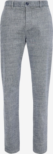 WE Fashion Pantalon chino en bleu nuit / blanc, Vue avec produit