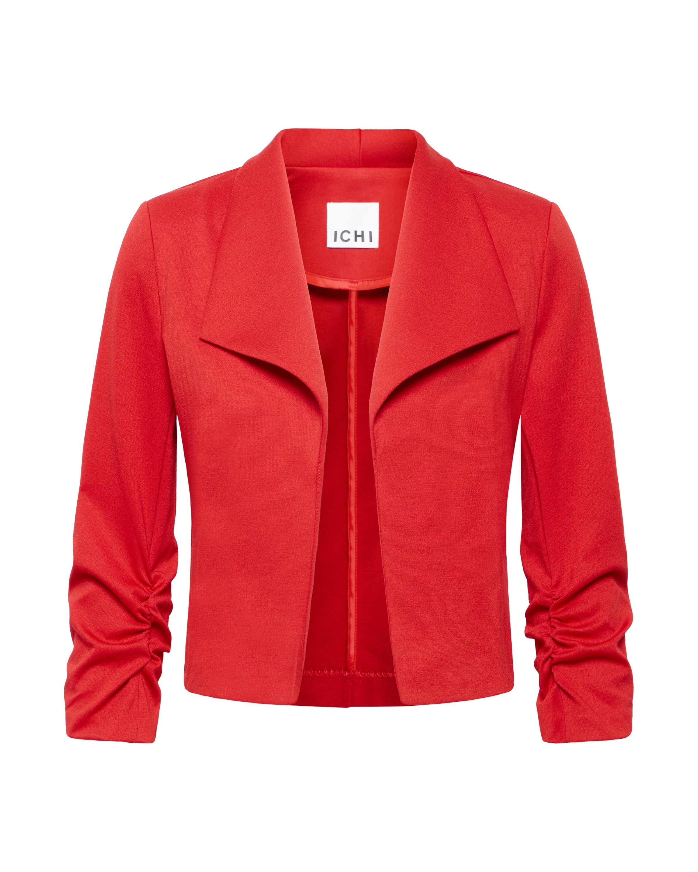 ICHI Blazer in Red: front