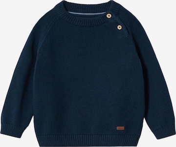 MANGO KIDS Sweater 'MAURO' in Blue: front