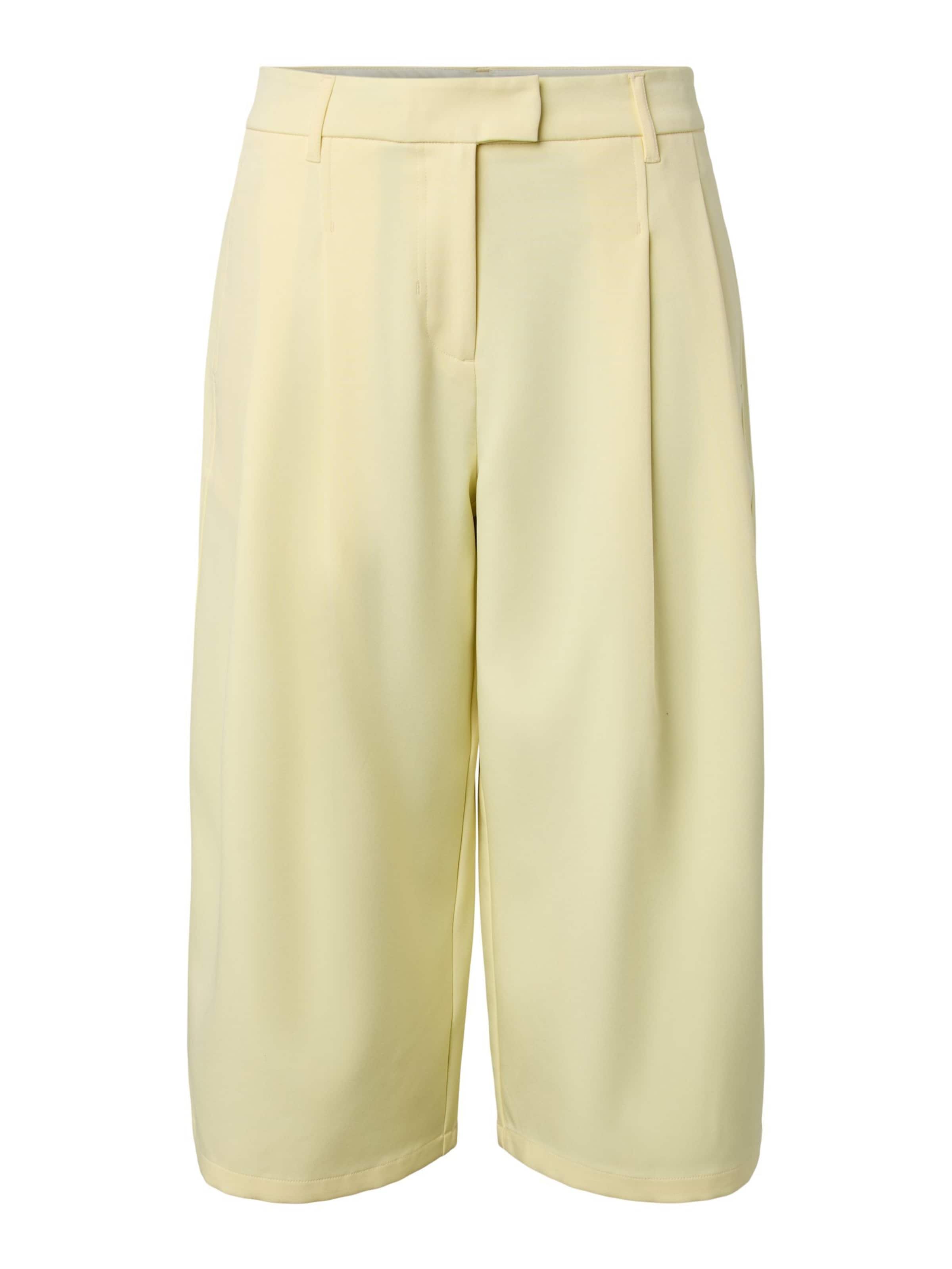 Pantaloni 'PCOlivia' in 42 PIECES di colore giallo chiaro, Visualizzazione prodotti