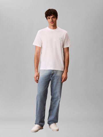 T-Shirt Calvin Klein Jeans en blanc