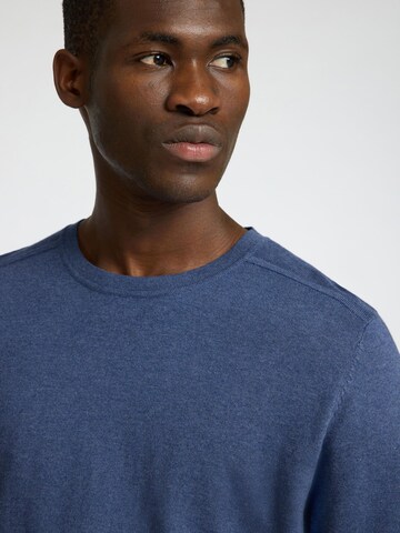 SELECTED HOMME Regular fit Sweater 'SLHBerg' in Blue