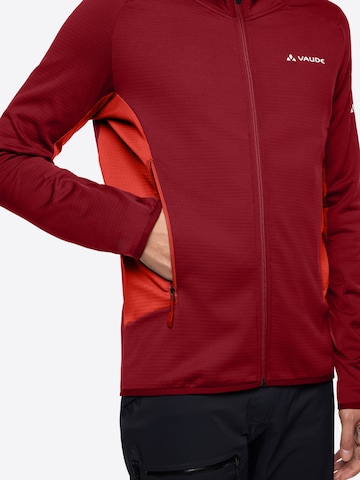 VAUDE Funktionele fleece-jas 'Monviso' in Rood