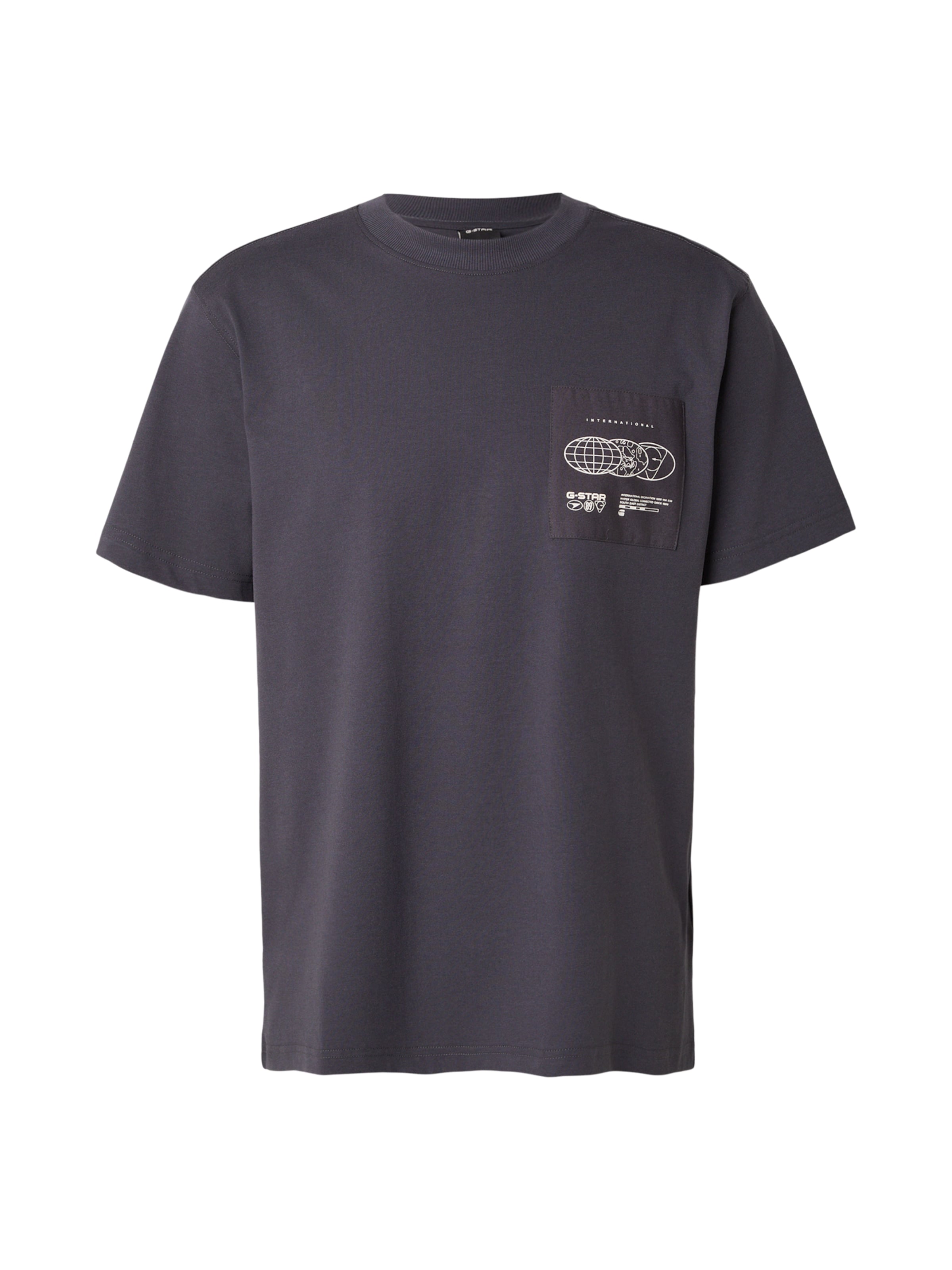 G-STAR T-shirt i grå: framsida
