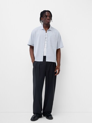 Bershka Comfort fit Overhemd in Blauw