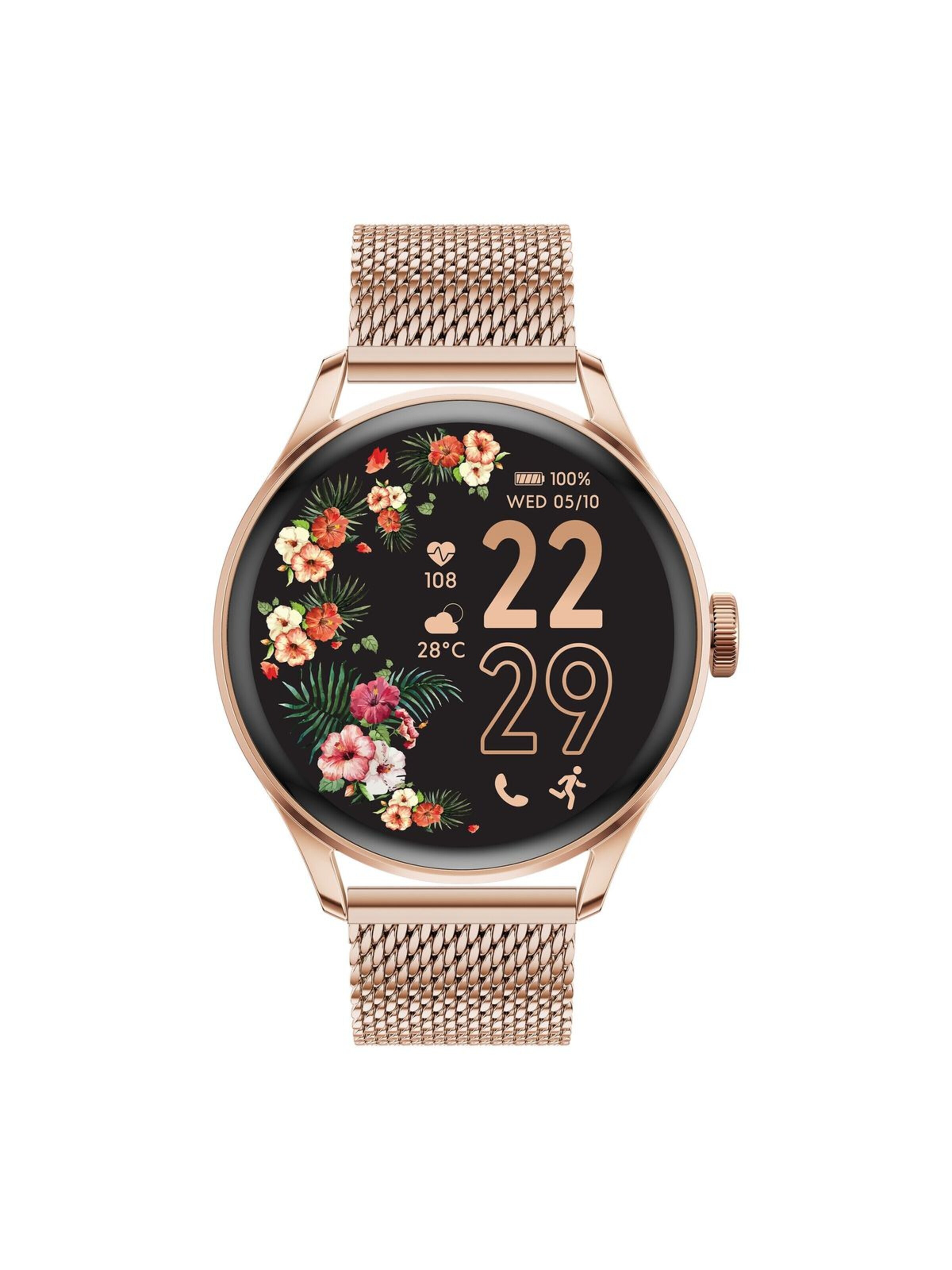 Montre digitale 'Ice-Watch - Smartwatch ICE smart 3.0 - Quartz watch movement - Watch case width: 35.9 mm' Ice-Watch en or : devant