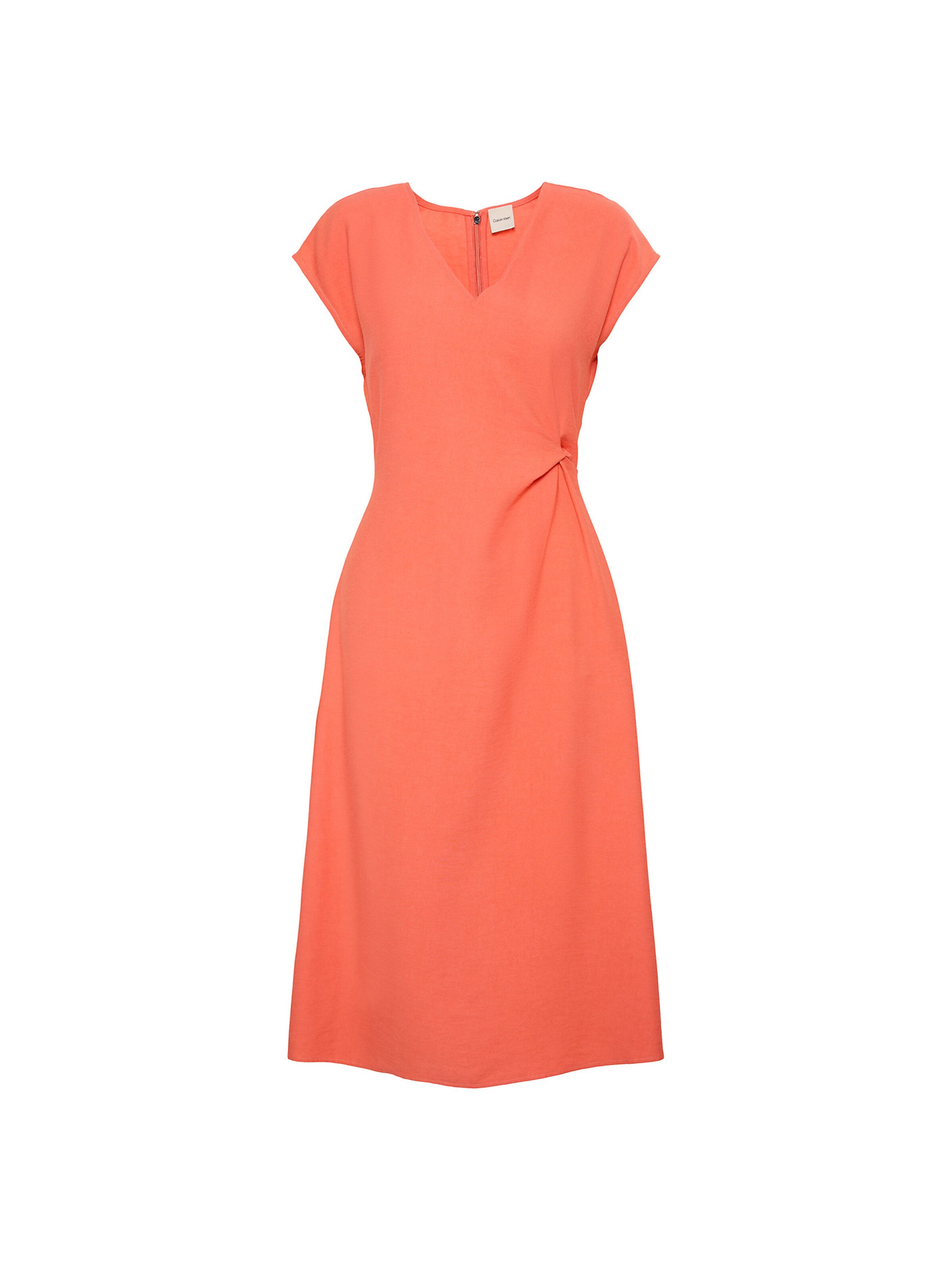 Calvin Klein Kleid in Orange: Vorderseite