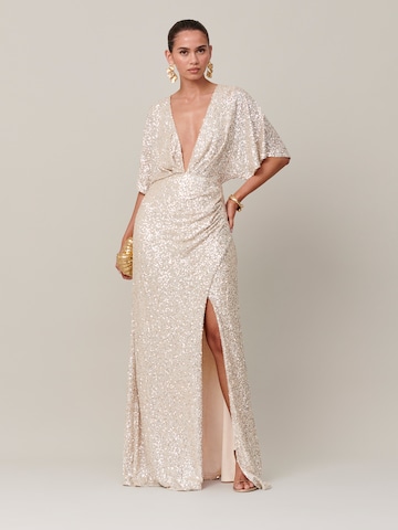Sável Avondjurk 'Catania' in Beige