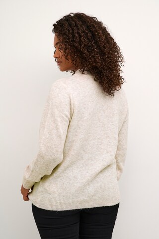 KAFFE CURVE Pullover 'Mia' i beige