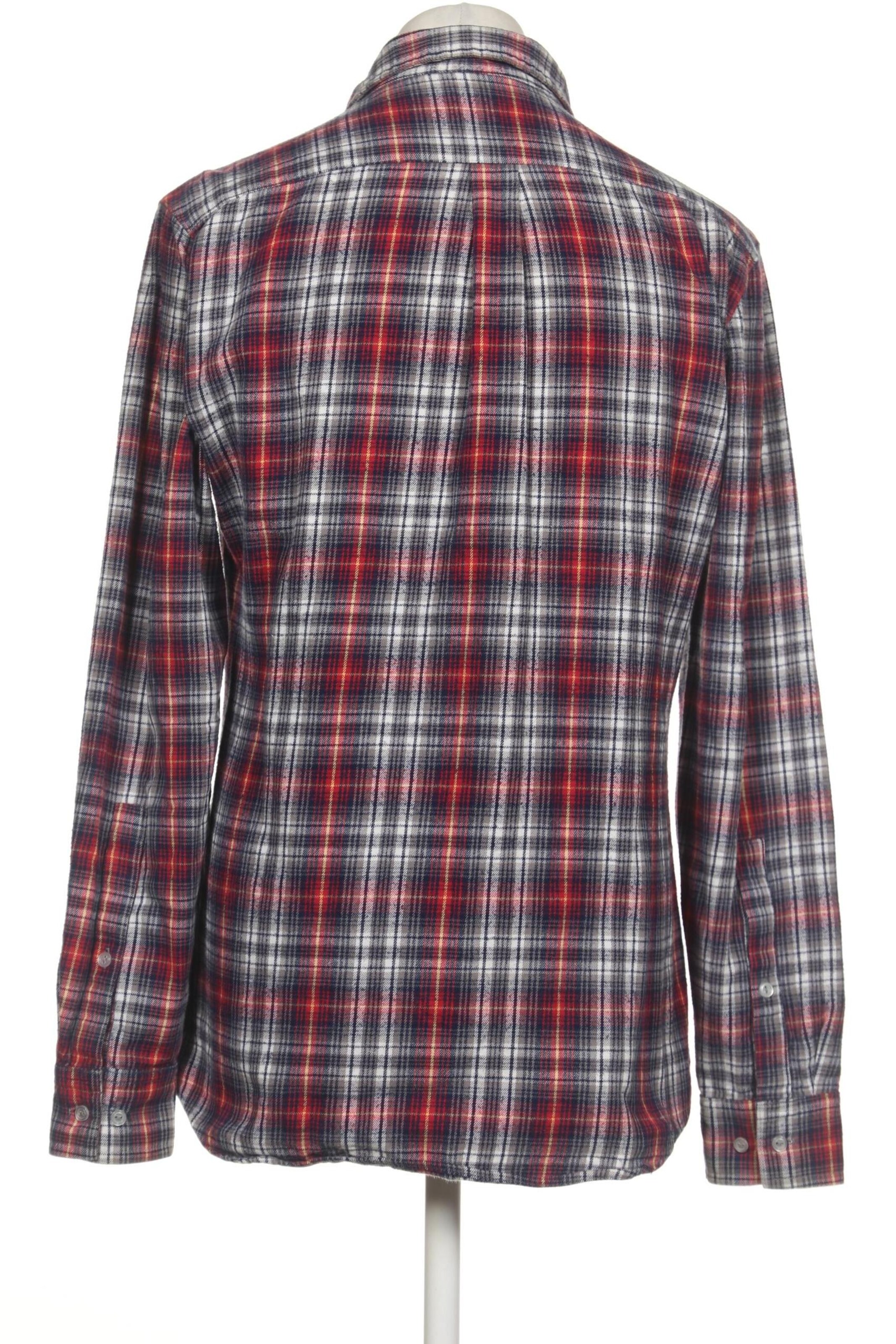 American Apparel Button Up Shirt in M in Blue