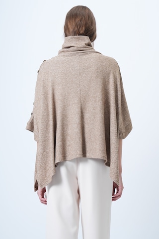 Trend Alaçatı Stili Maxi svetr – béžová