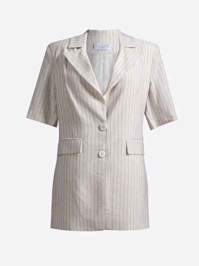4TAILORS Blazer 'Dial Me' en 34 en crème / gris, Vue avec produit