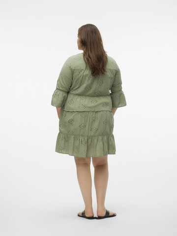 Vero Moda Curve Jurk 'DICTHE' in Groen