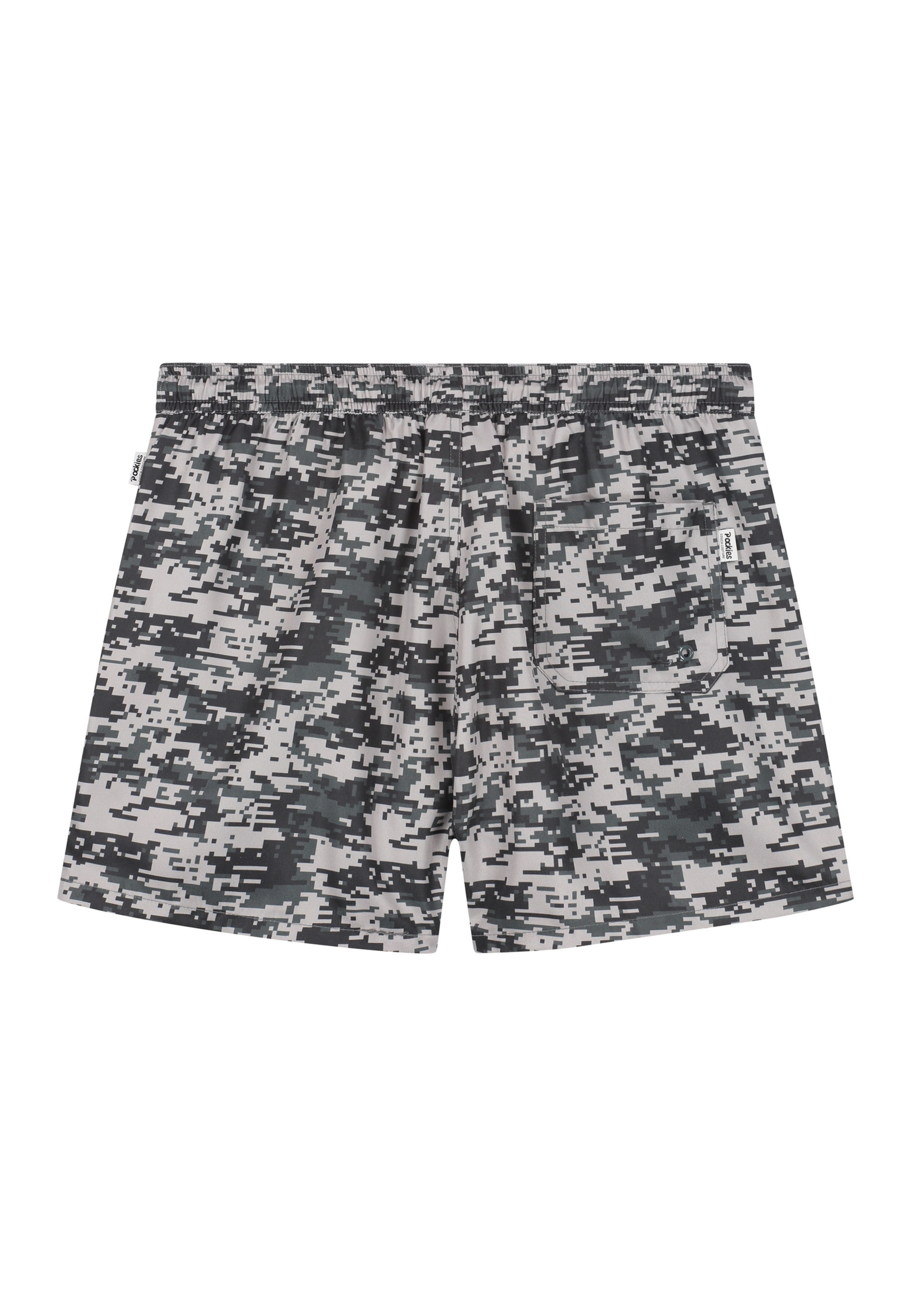 Pockies Zwemshorts 'Camo' in Grijs