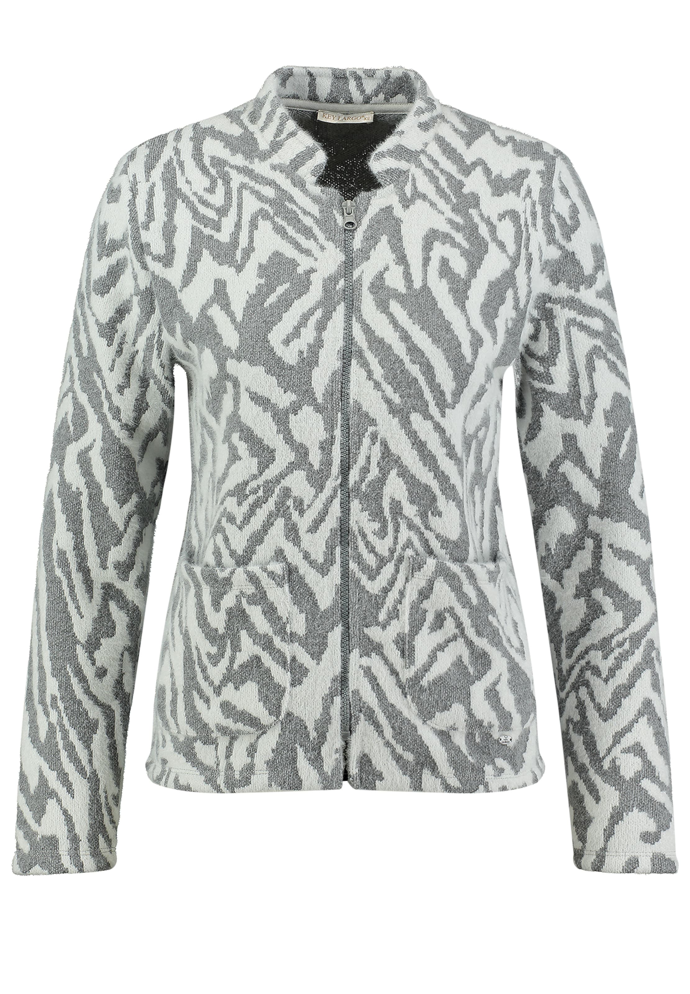 Key Largo Вязаная кофта 'Cosmic' в Серый: спереди