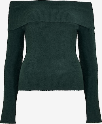Apricot Sweater 'Bardot' in Green: front