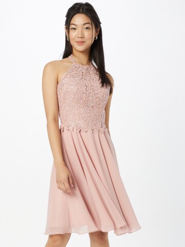 LUXUAR Cocktail dress in Pink: front