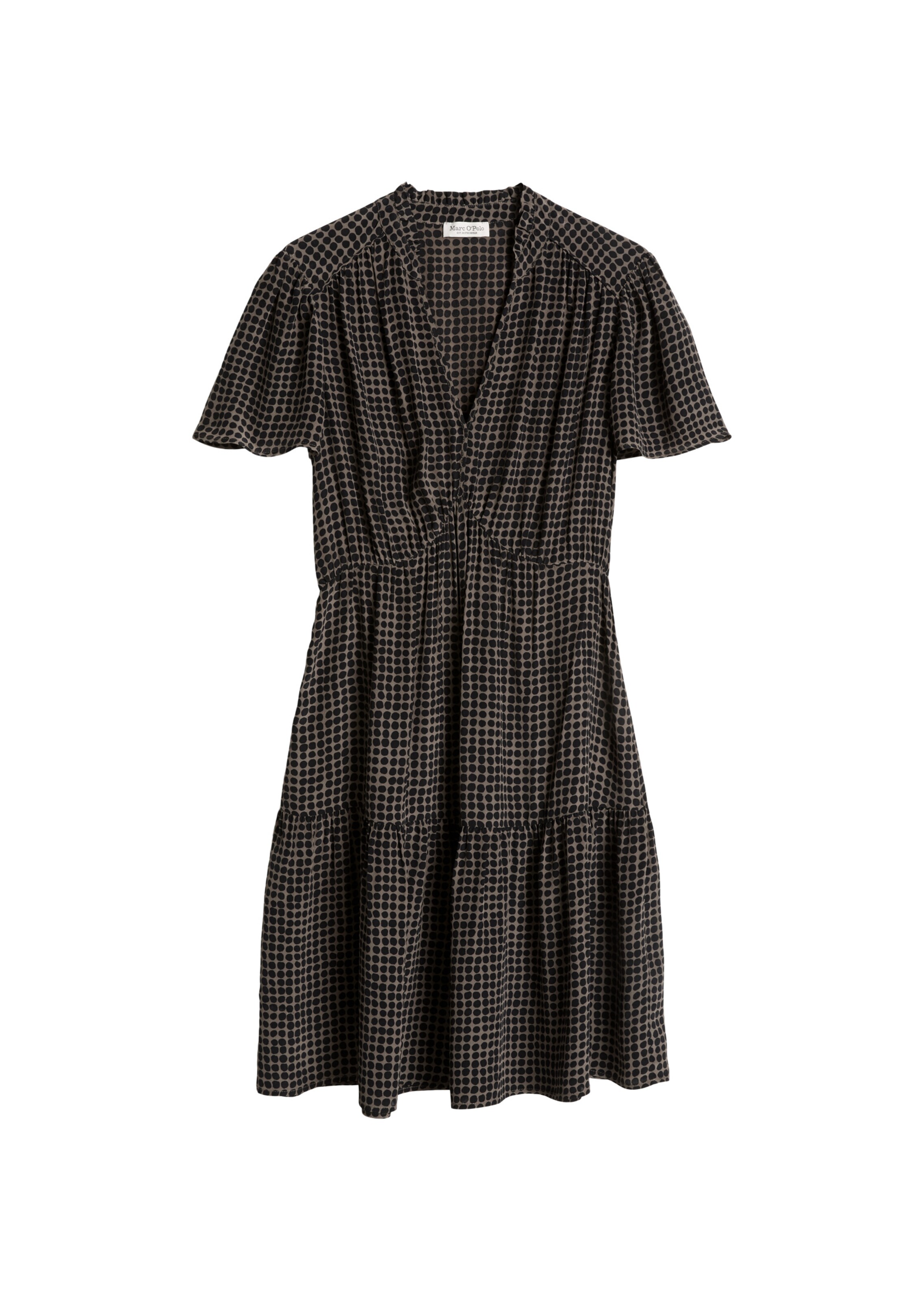 Marc O'Polo Jurk in Bruin: voorkant