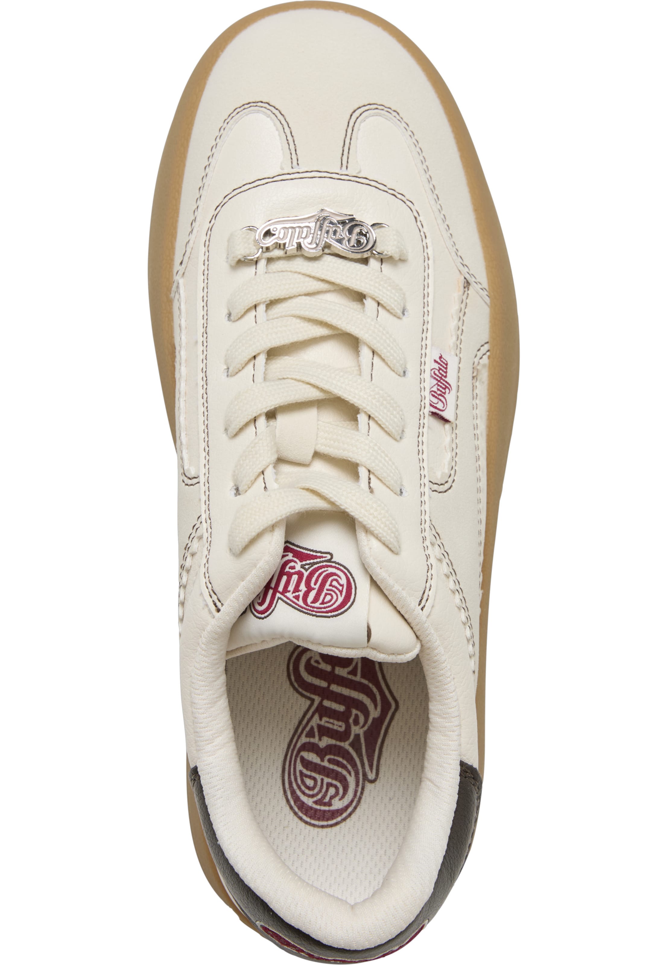 Baskets basses 'Cajo' BUFFALO en blanc