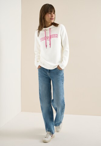 CECIL Sweatshirt in White