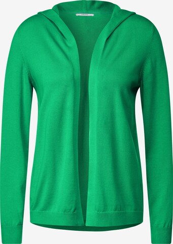 CECIL Knit Cardigan in Green: front