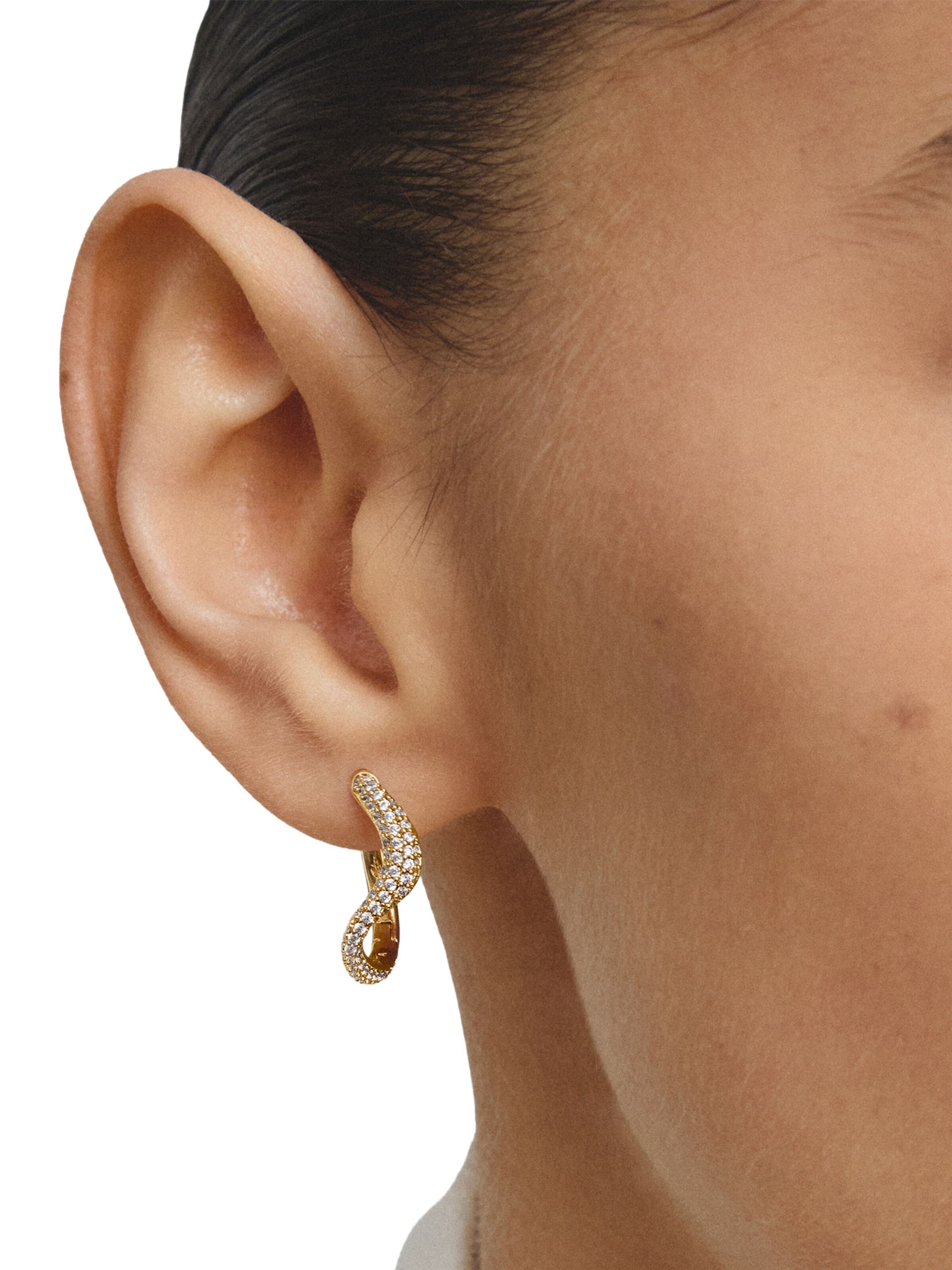 Thomas Sabo Earrings in Yellow: front