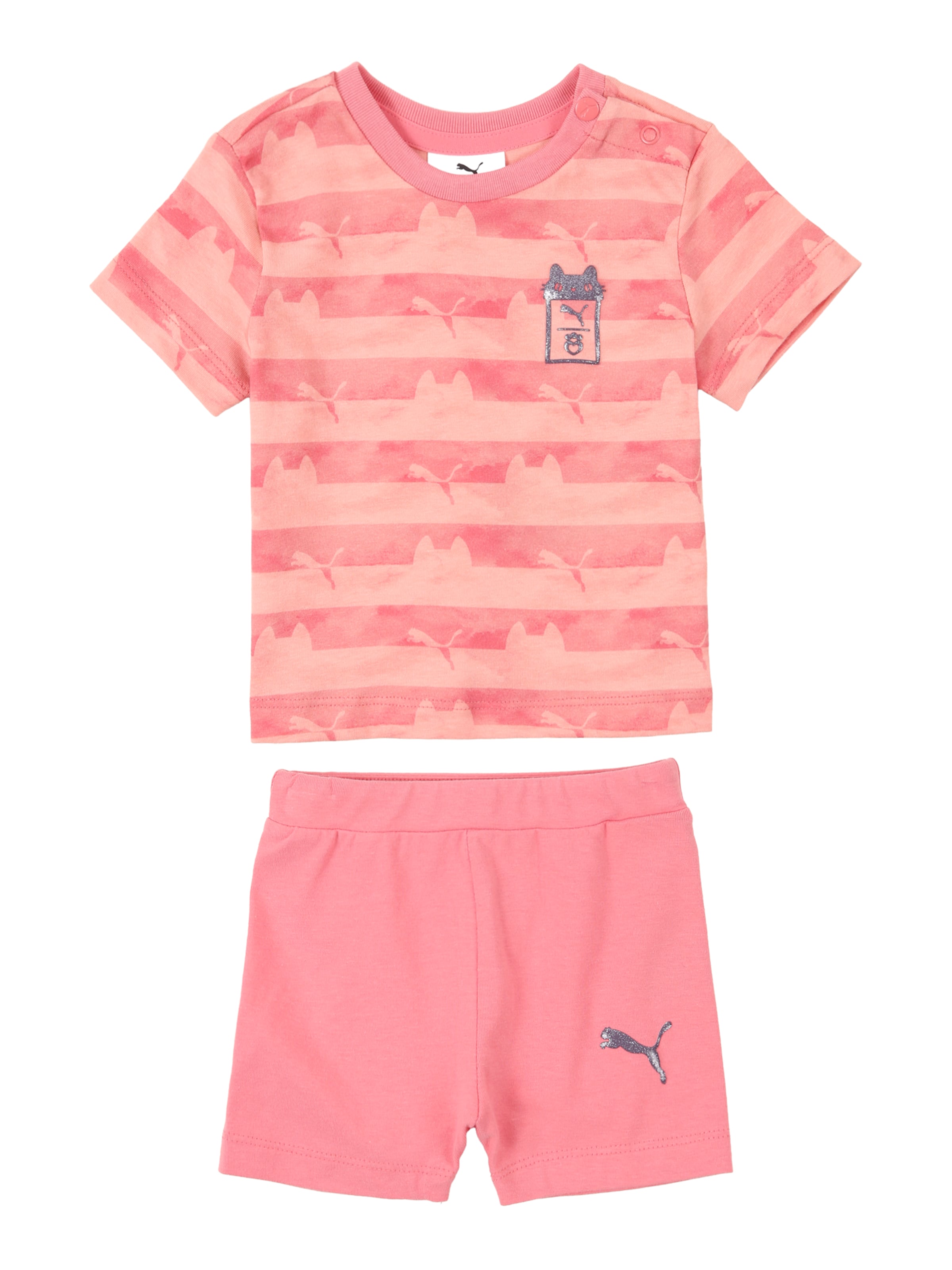 PUMA Zestaw 'Puma x Gabby's Dollhouse Minicats' w kolorze różowy: przód