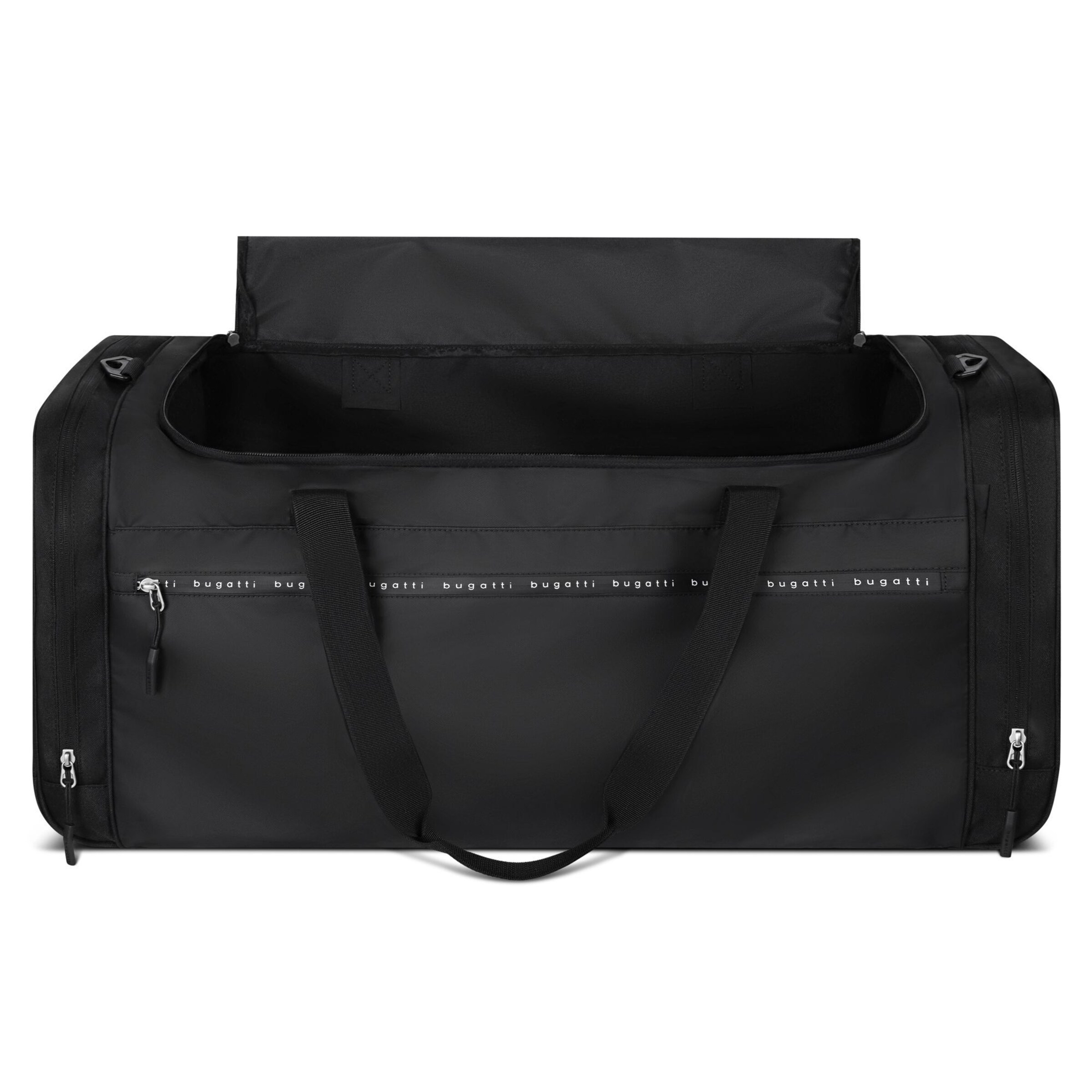 Sac week-end 'Blanc Delight' bugatti en noir