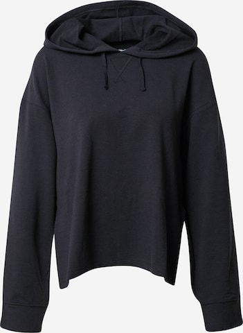 NIKE Athletic Sweatshirt in Black: front