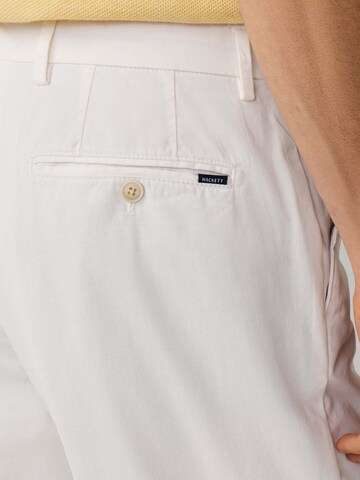 Hackett London Regular Hose 'SANDERSON ' in Weiß