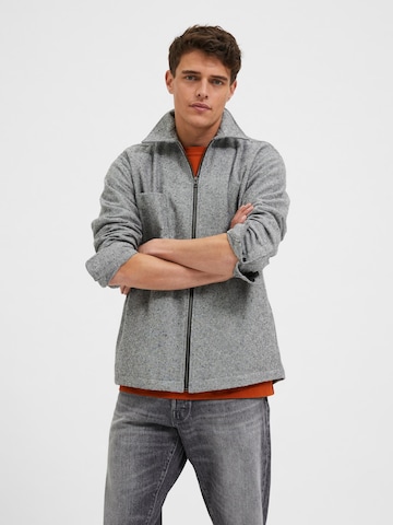 Veste mi-saison SELECTED HOMME en gris