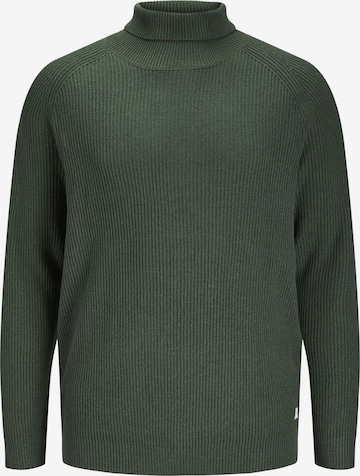 Jack & Jones Plus Sweater in Green: front