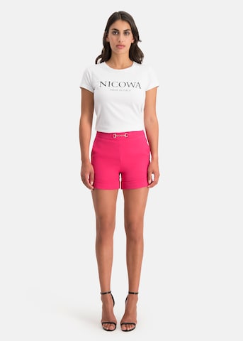 Nicowa Regular Shorts 'Canolo' in Pink