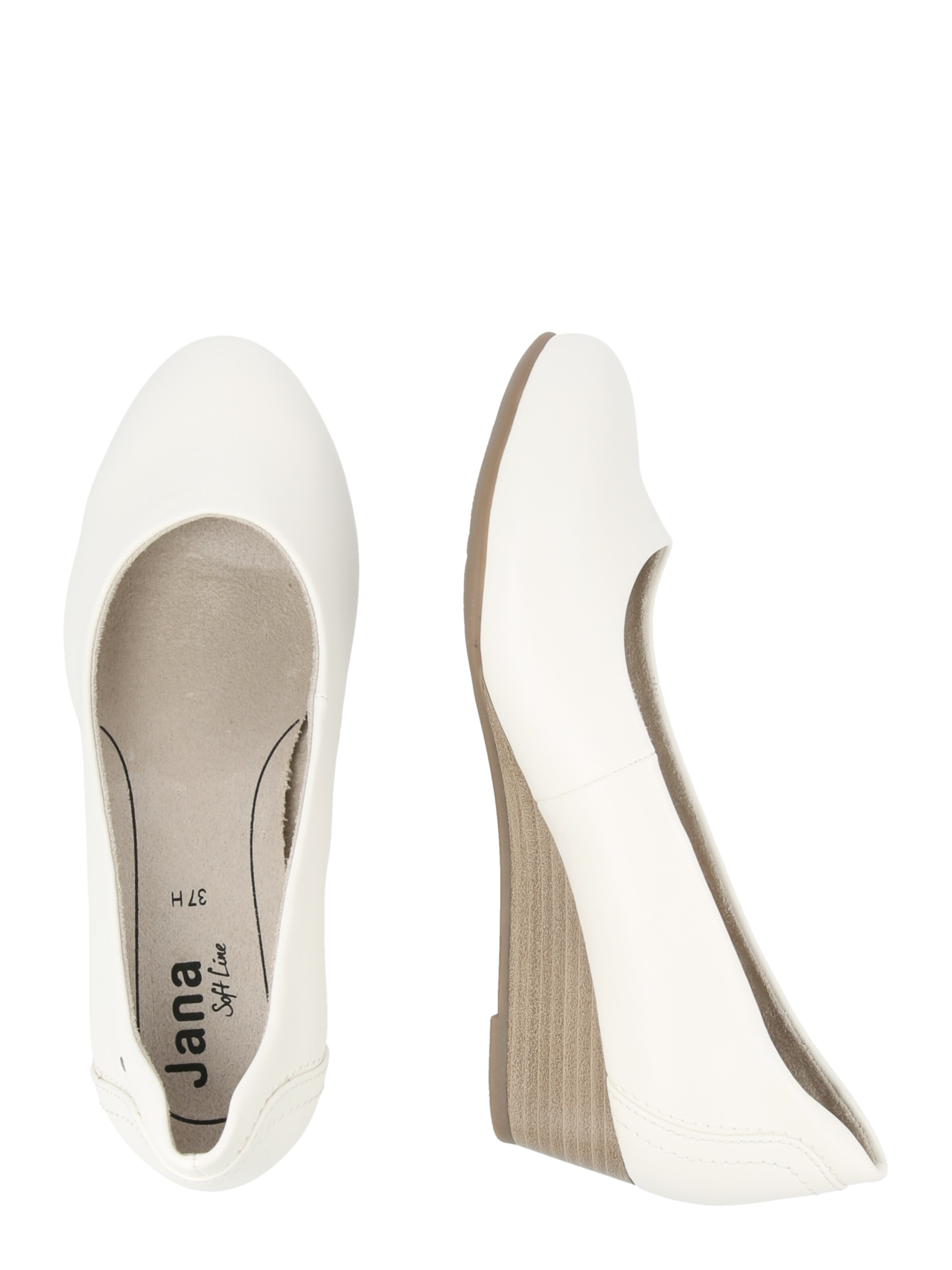 Escarpins JANA en blanc