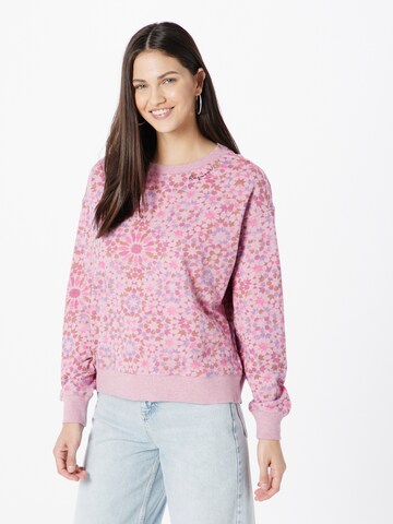 Ragwear Sweatshirt 'JAVVA' in Roze: voorkant