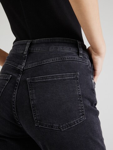 KnowledgeCotton Apparel Regular Jeans 'IRIS' in Zwart