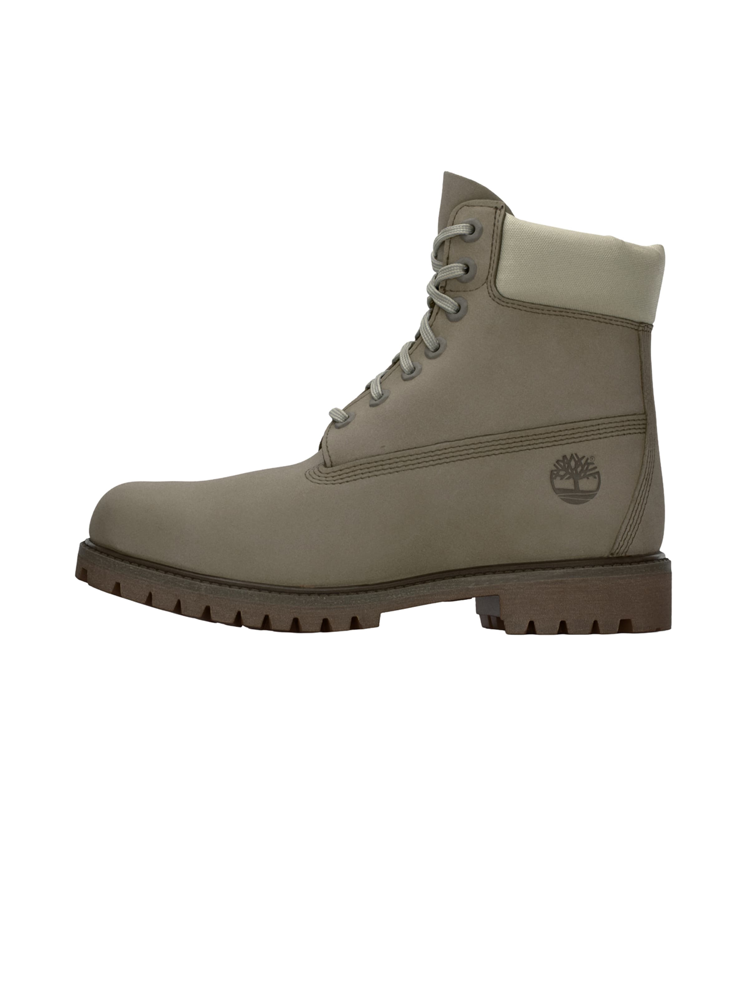 TIMBERLAND - Botas com atacadores em cinzento: frente